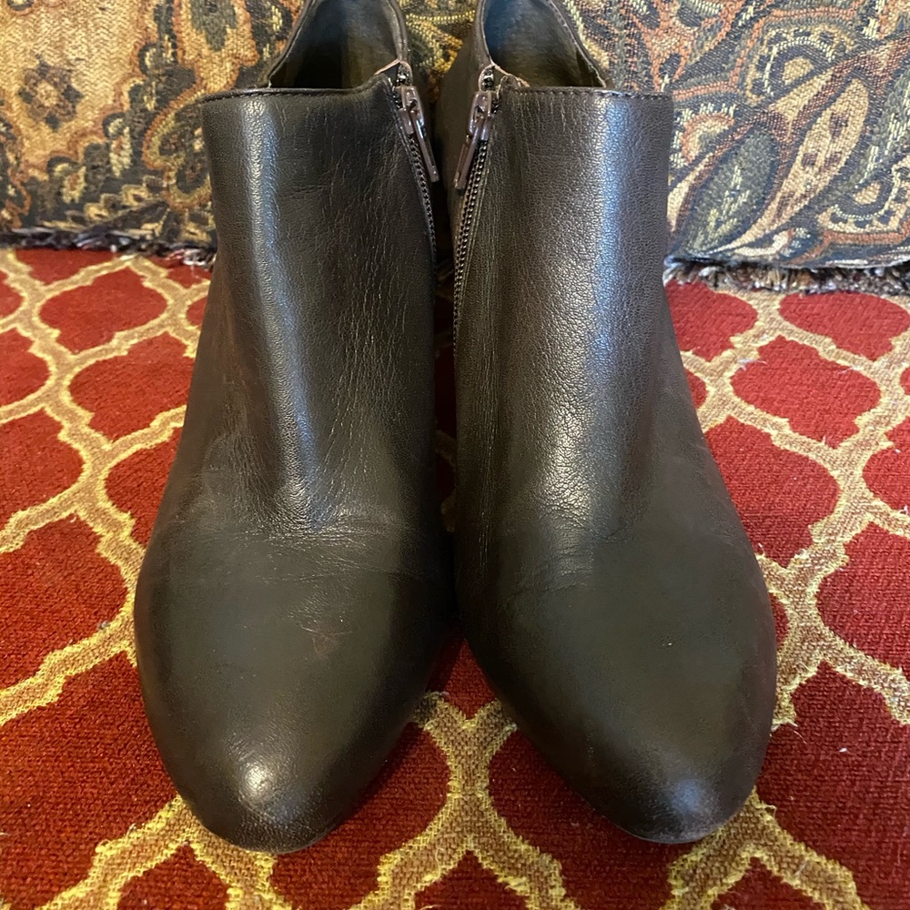 ANTONIO MELANI Leather Ankle Boots Shoes 7.5 M